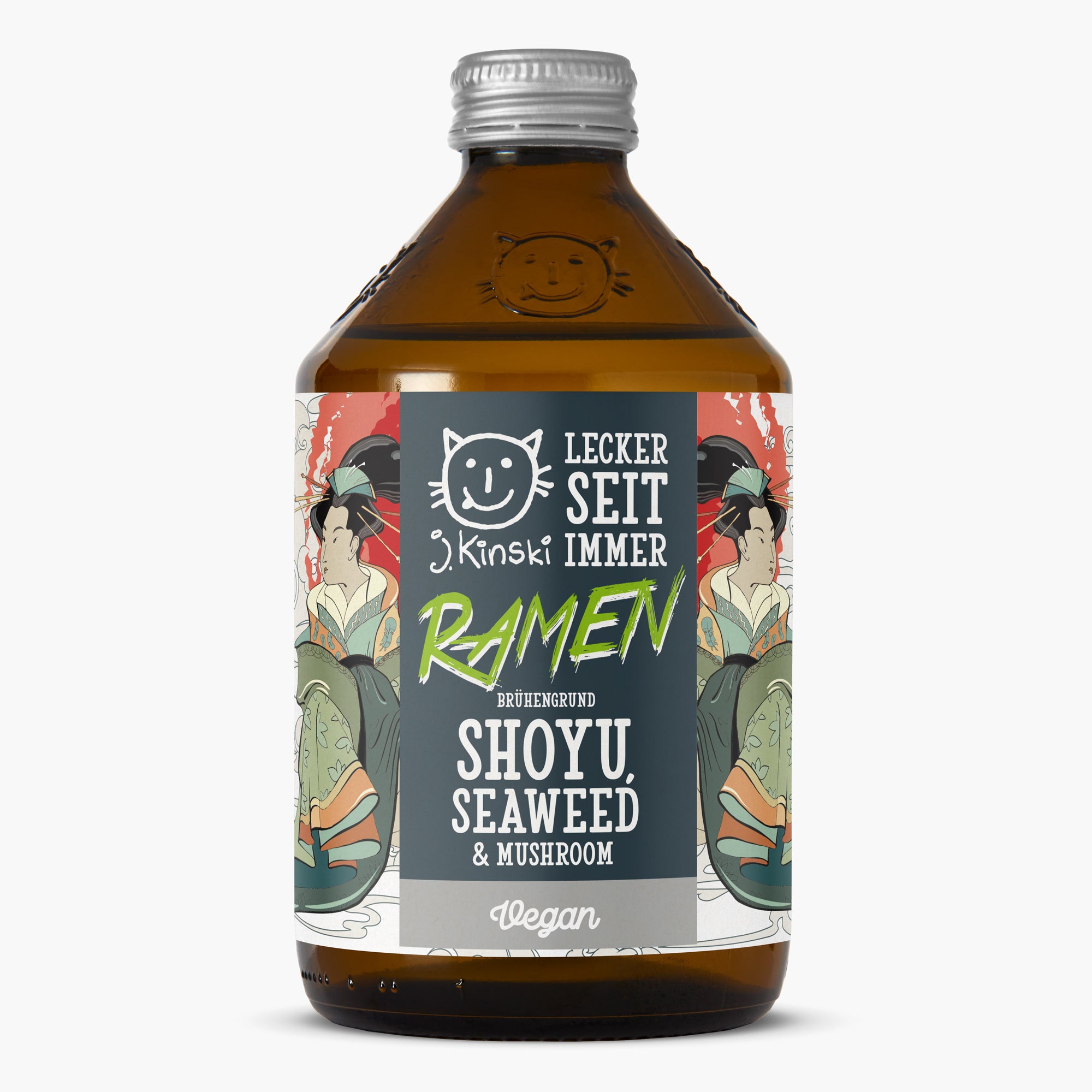 Organic Shoyu-Seaweed-Mushroom vegan vegetable broth for ramen