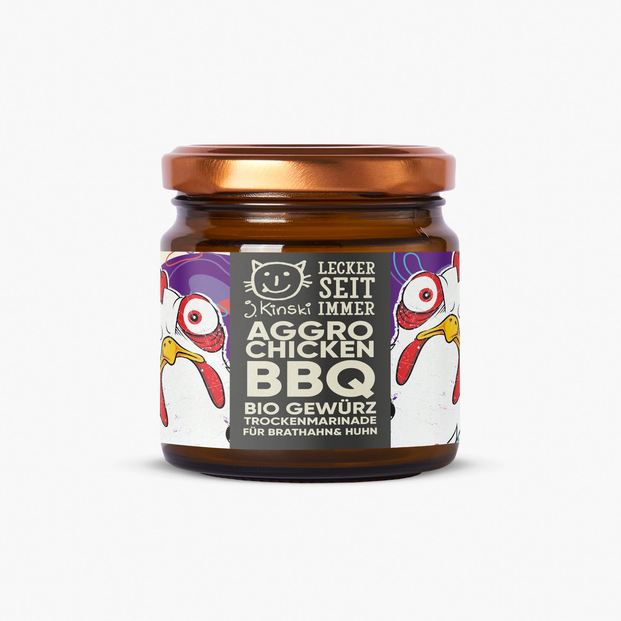 Aggro Chicken BBQ organic seasoning salt 125g